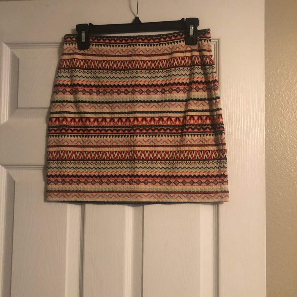 Tribal Print Skirt